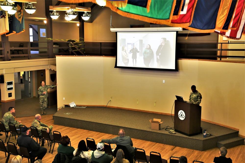 Fort McCoy Garrison commander holds first town hall meeting-workforce briefing for 2024