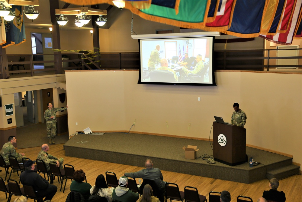 Fort McCoy Garrison commander holds first town hall meeting-workforce briefing for 2024