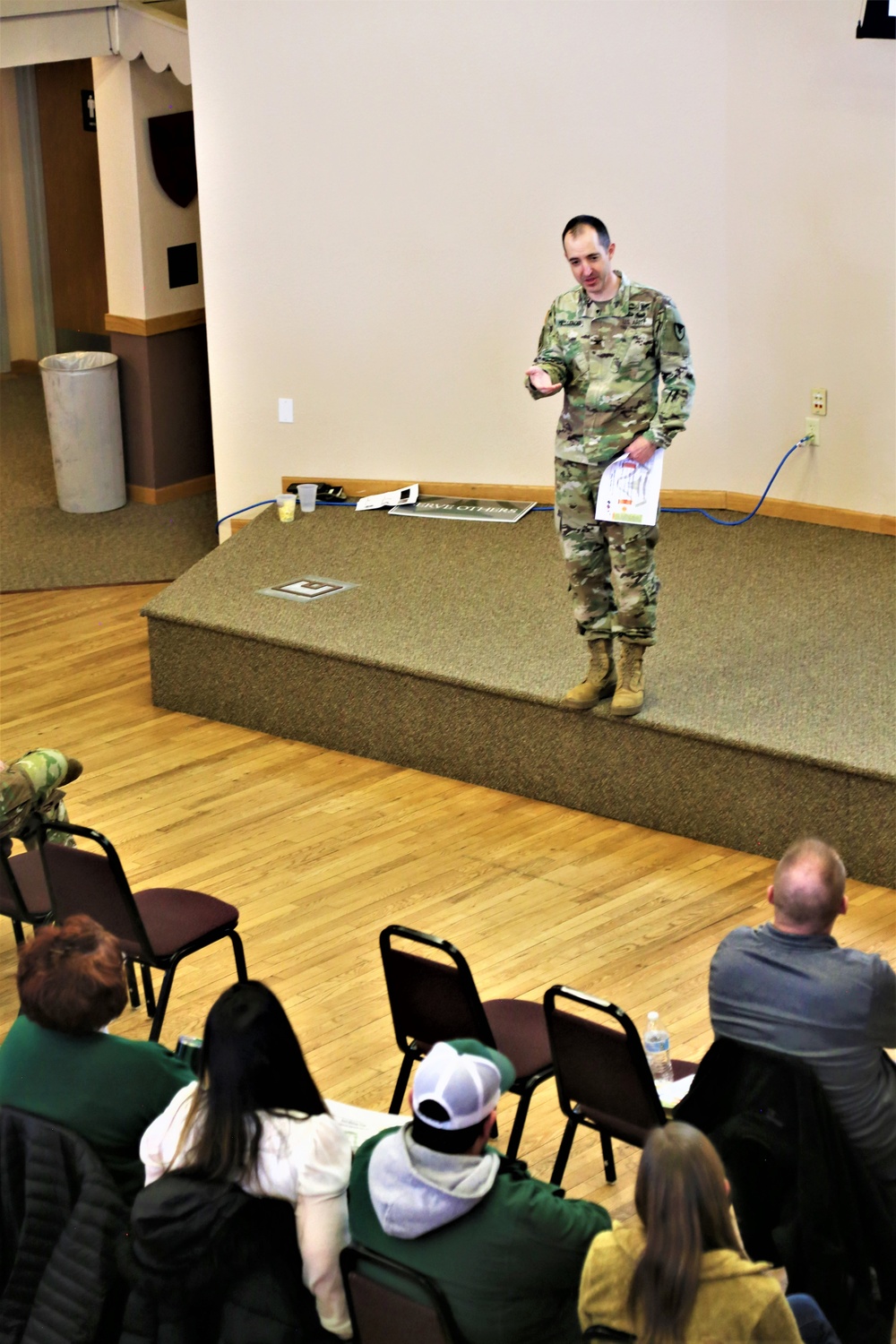 Fort McCoy Garrison commander holds first town hall meeting-workforce briefing for 2024