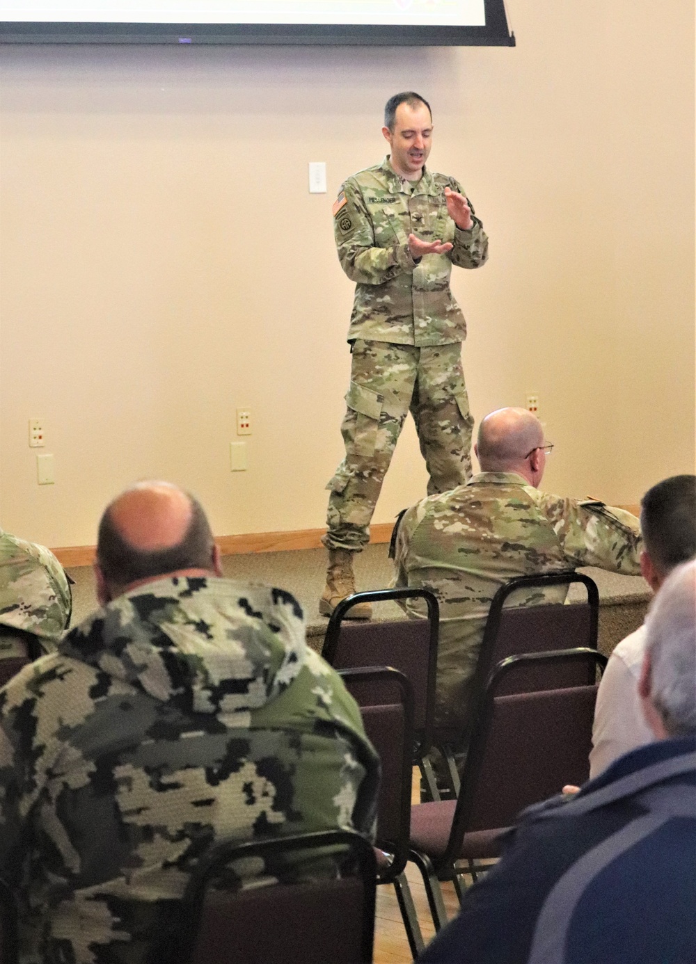 Fort McCoy Garrison commander holds first town hall meeting-workforce briefing for 2024