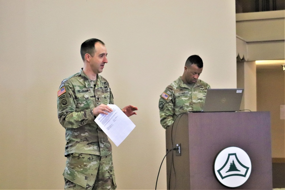 Fort McCoy Garrison commander holds first town hall meeting-workforce briefing for 2024