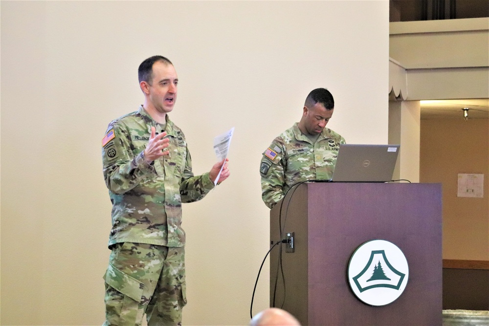 Fort McCoy Garrison commander holds first town hall meeting-workforce briefing for 2024