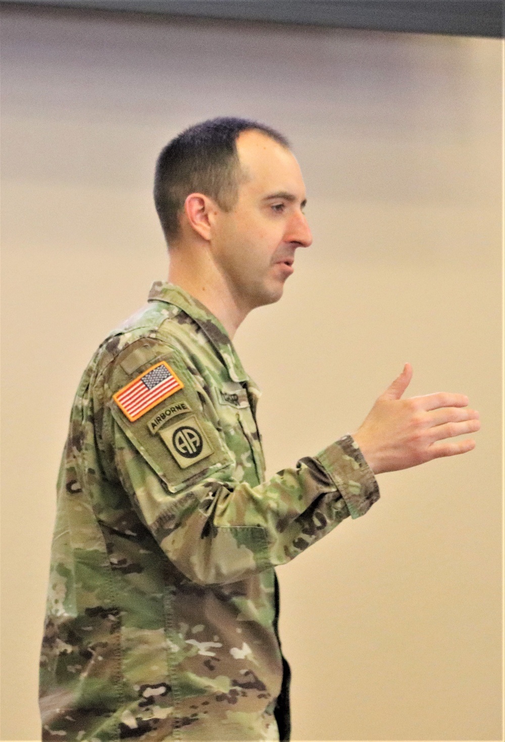 Fort McCoy Garrison commander holds first town hall meeting-workforce briefing for 2024