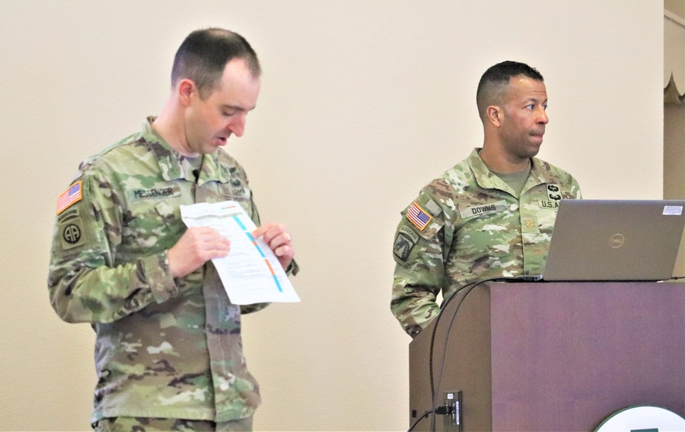 Fort McCoy Garrison commander holds first town hall meeting-workforce briefing for 2024