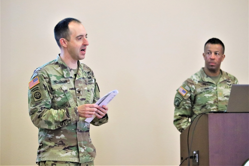 Fort McCoy Garrison commander holds first town hall meeting-workforce briefing for 2024