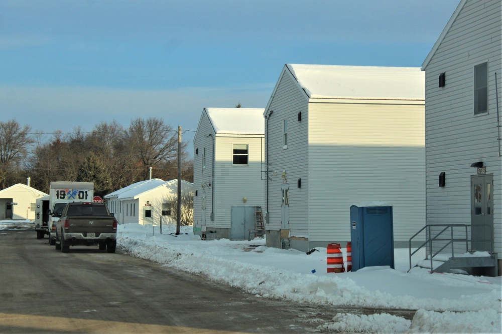 Work to finish reset for relocated World War II-era barracks continues at Fort McCoy