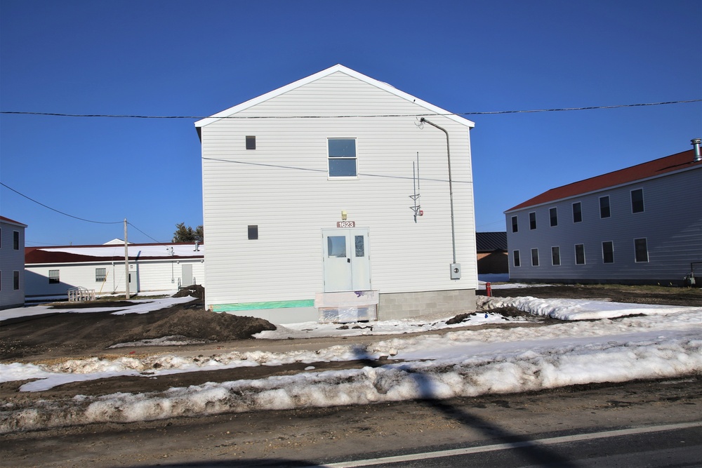 Work to finish reset for relocated World War II-era barracks continues at Fort McCoy