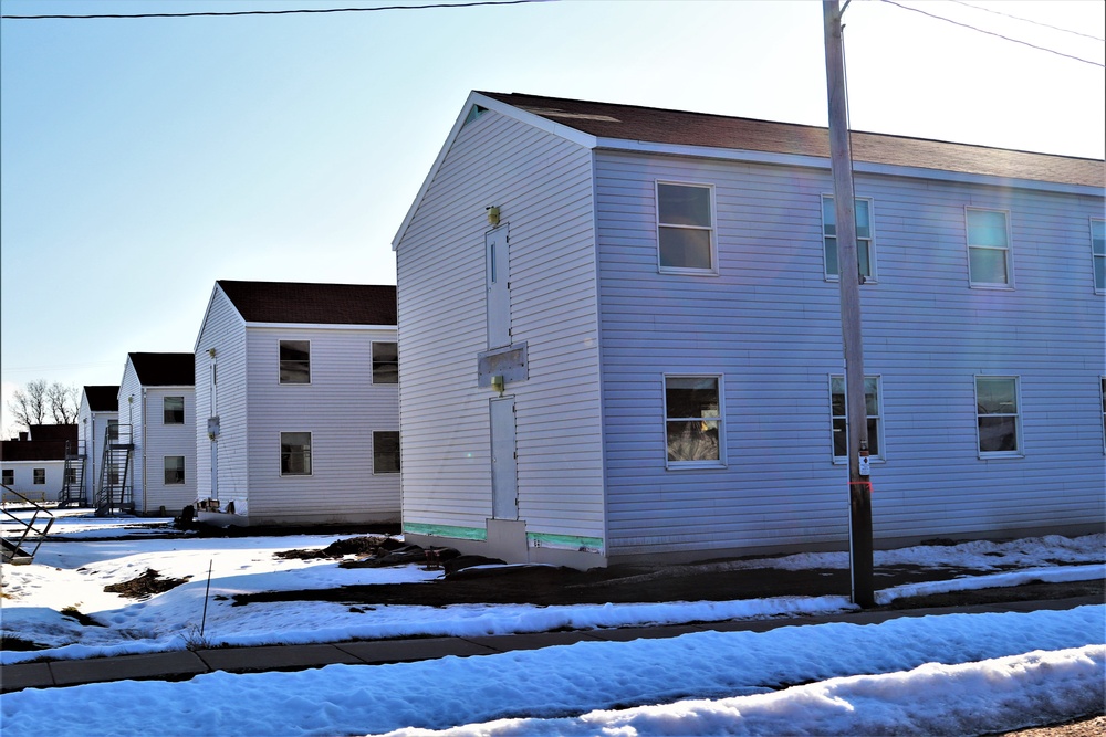 Work to finish reset for relocated World War II-era barracks continues at Fort McCoy