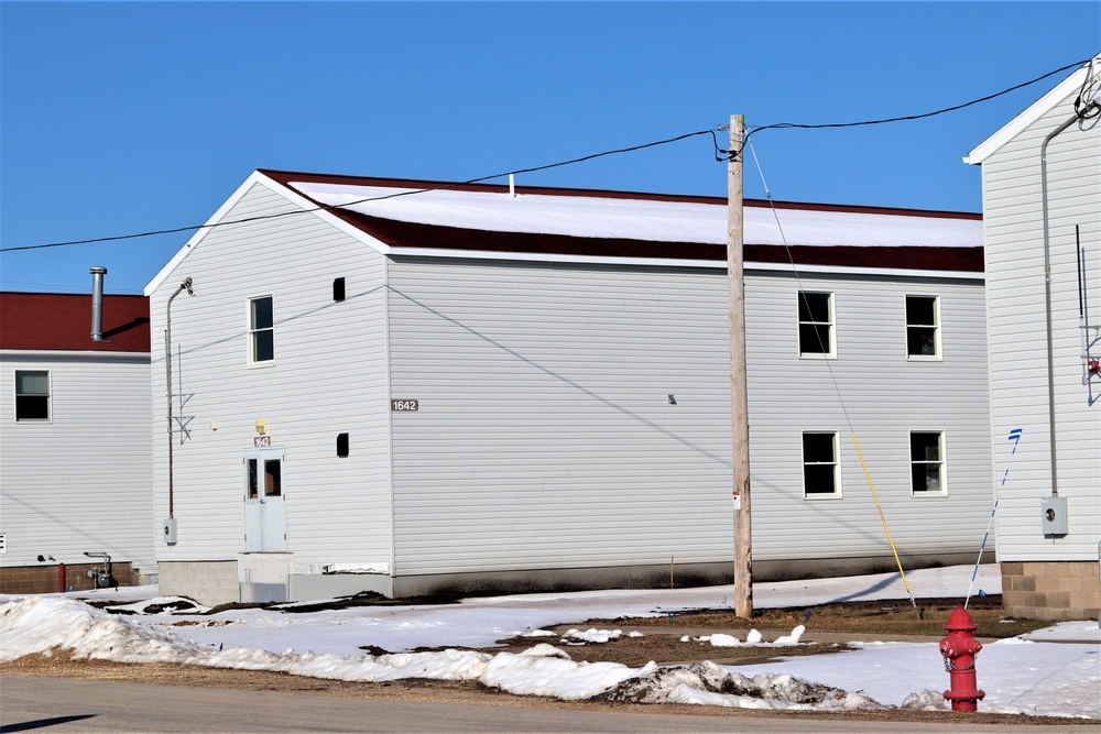 Work to finish reset for relocated World War II-era barracks continues at Fort McCoy