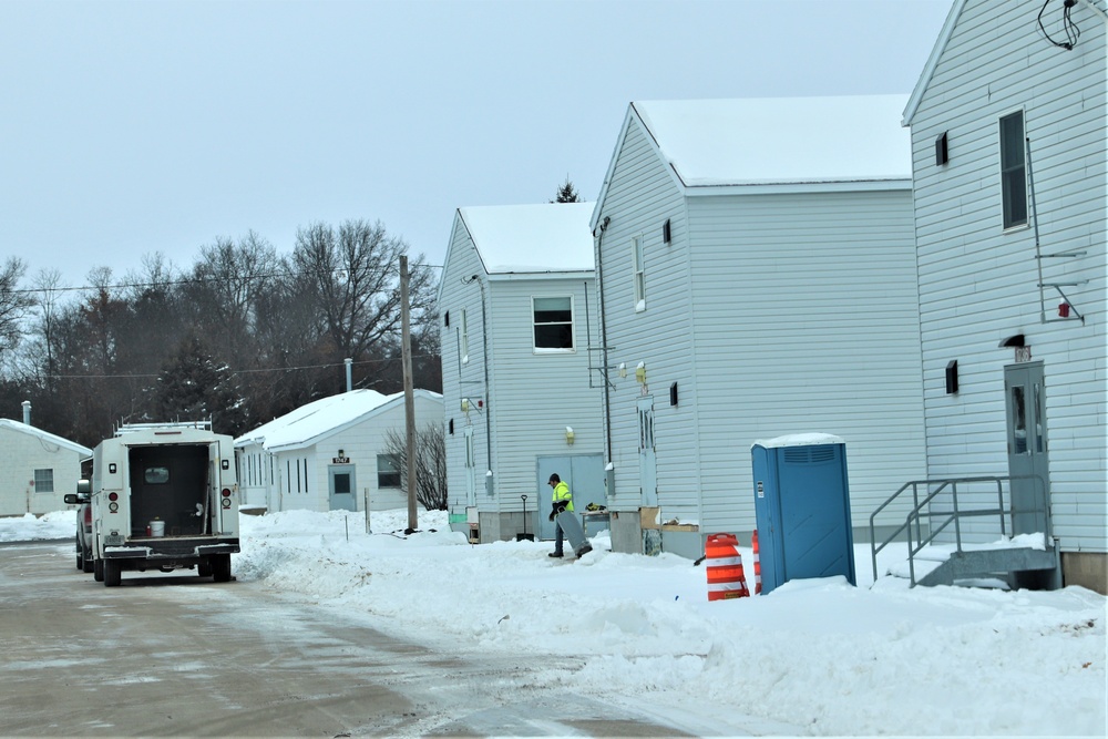 Work to finish reset for relocated World War II-era barracks continues at Fort McCoy