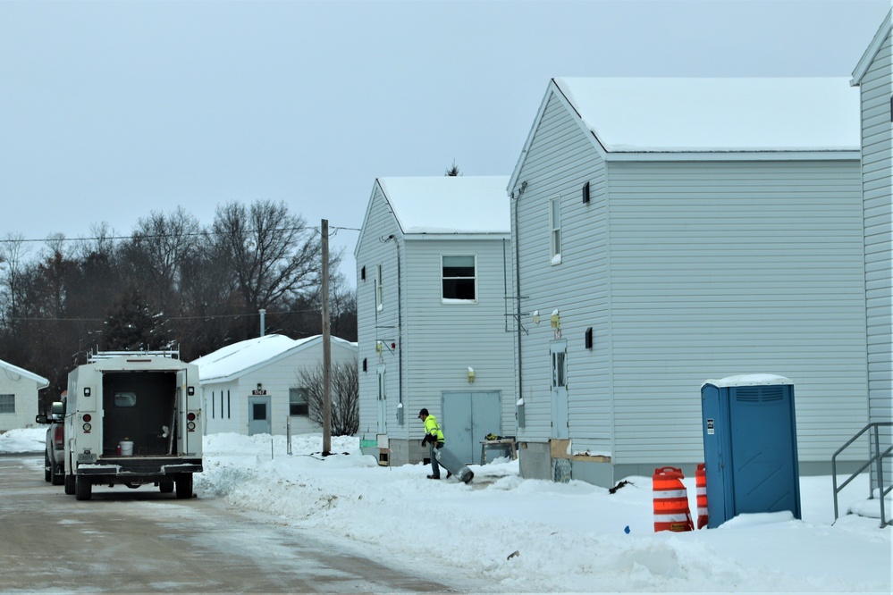 Work to finish reset for relocated World War II-era barracks continues at Fort McCoy