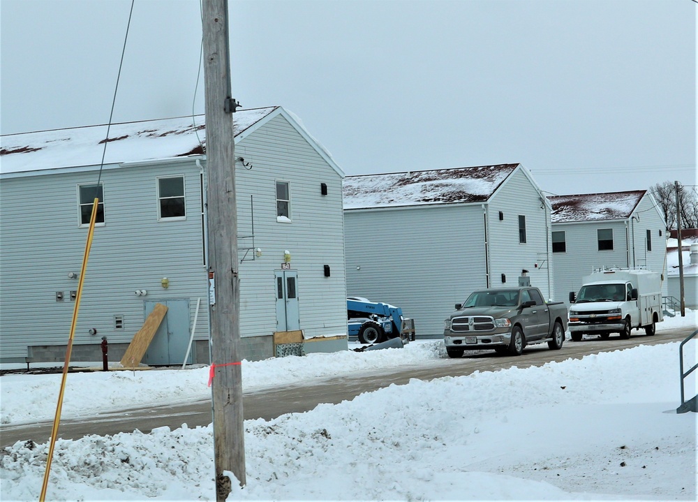 Work to finish reset for relocated World War II-era barracks continues at Fort McCoy