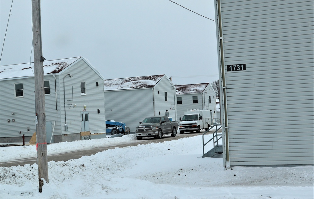 Work to finish reset for relocated World War II-era barracks continues at Fort McCoy