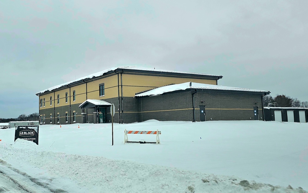 January 2024 construction operations of $11.96 million transient training brigade headquarters at Fort McCoy