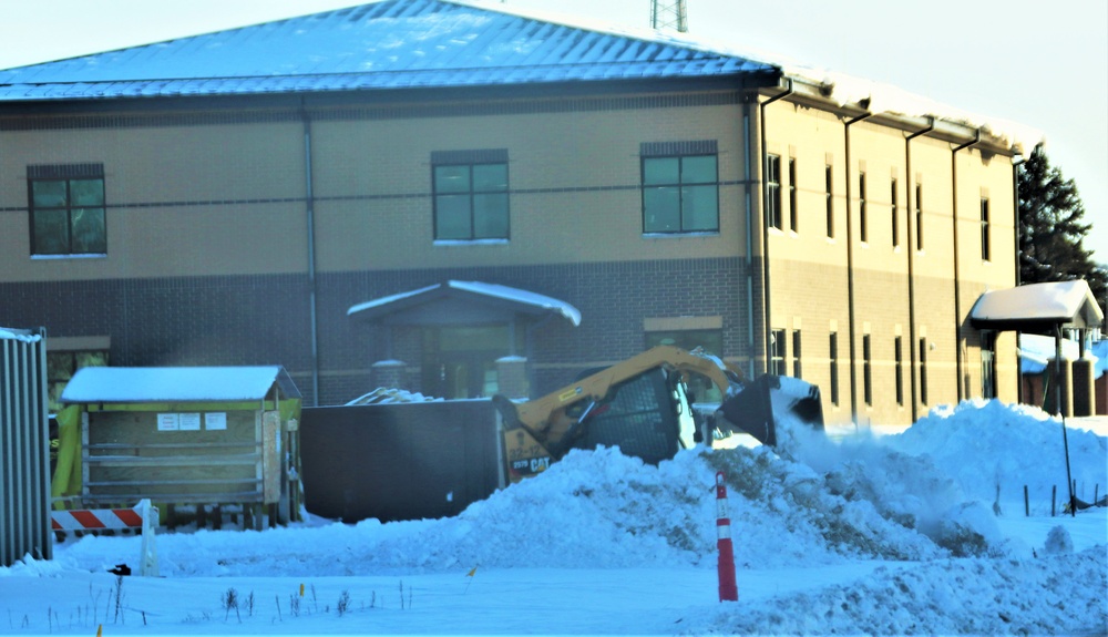 January 2024 construction operations of $11.96 million transient training brigade headquarters at Fort McCoy