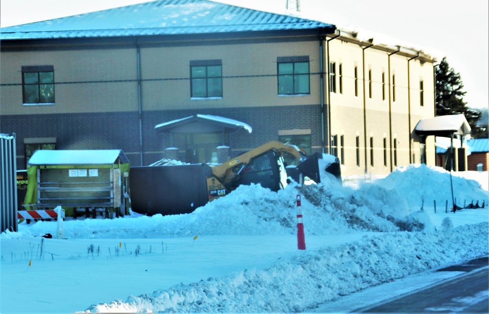 January 2024 construction operations of $11.96 million transient training brigade headquarters at Fort McCoy