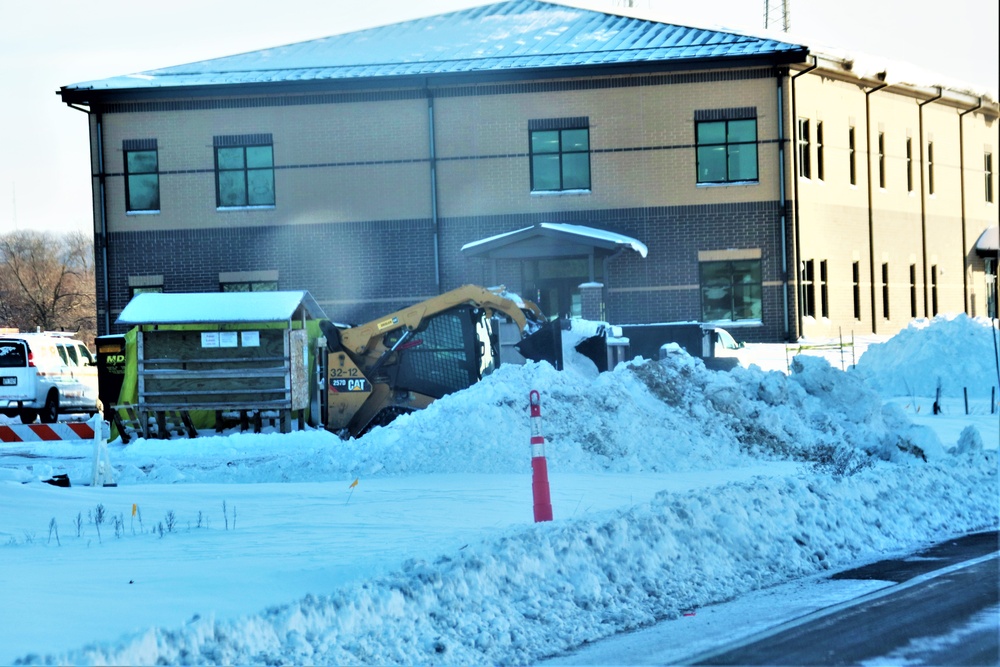 January 2024 construction operations of $11.96 million transient training brigade headquarters at Fort McCoy