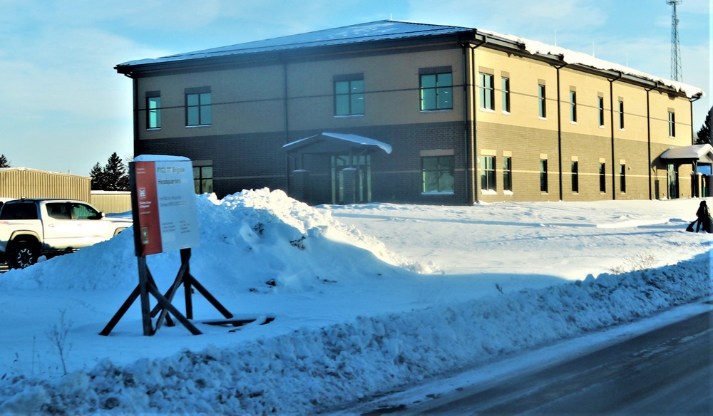 January 2024 construction operations of $11.96 million transient training brigade headquarters at Fort McCoy