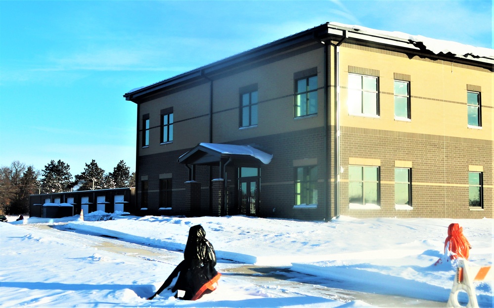 January 2024 construction operations of $11.96 million transient training brigade headquarters at Fort McCoy