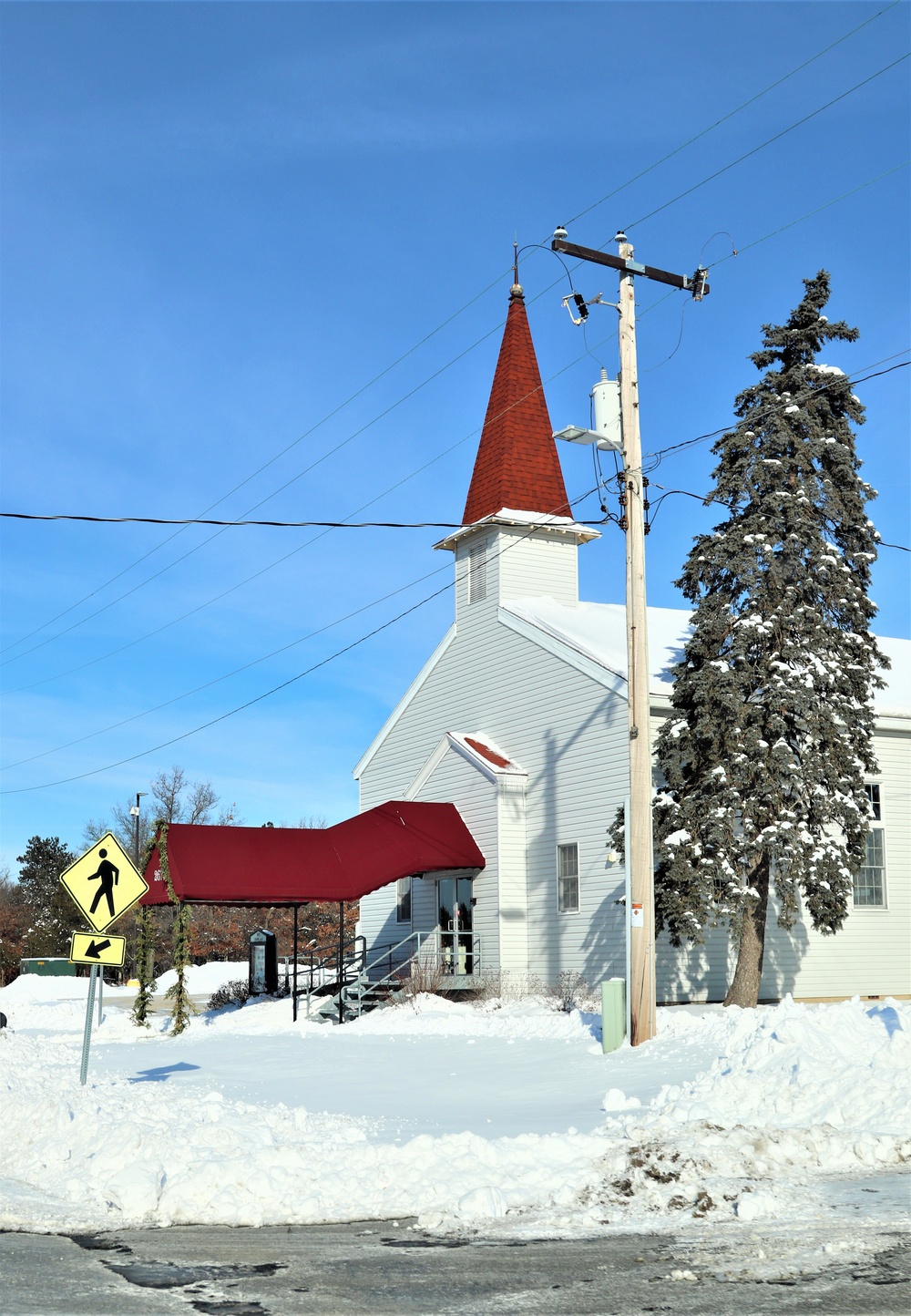 Chapel buildings at Fort McCoy