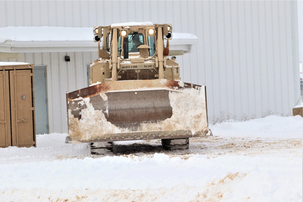 Fort McCoy RTS-Maintenance clears snow in a big way