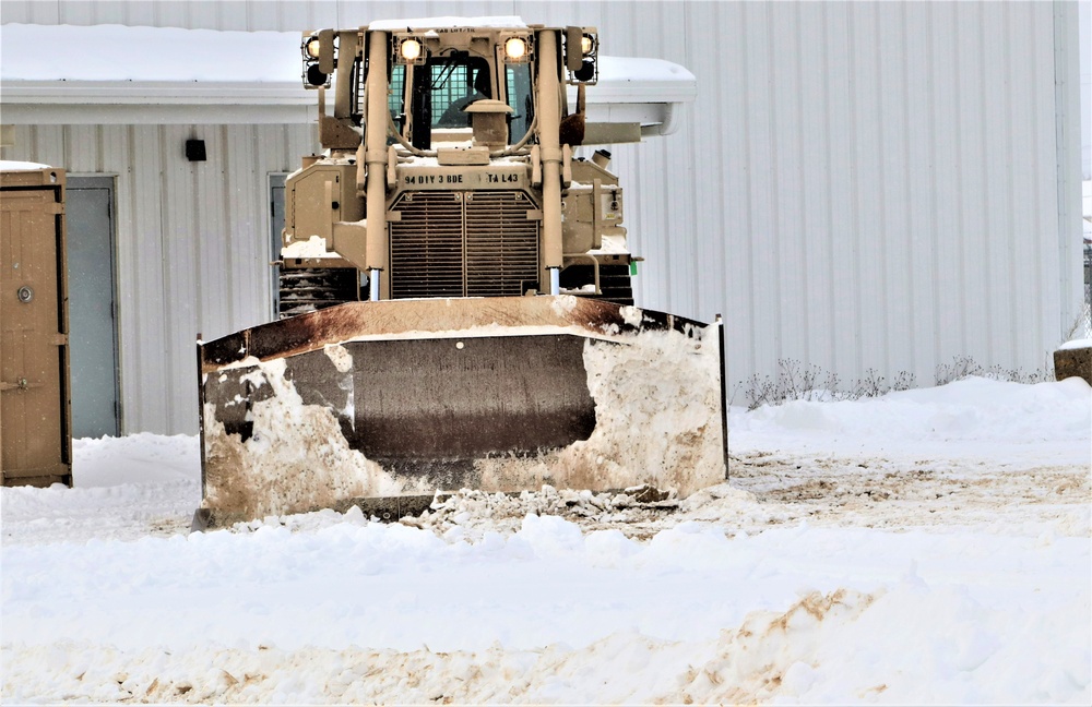 Fort McCoy RTS-Maintenance clears snow in a big way