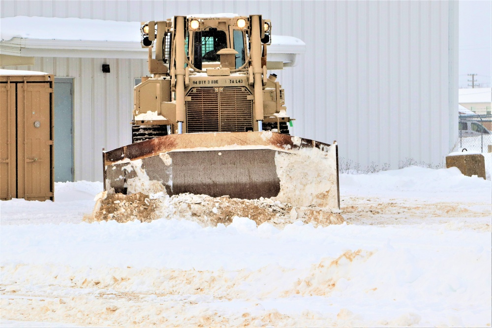 Fort McCoy RTS-Maintenance clears snow in a big way