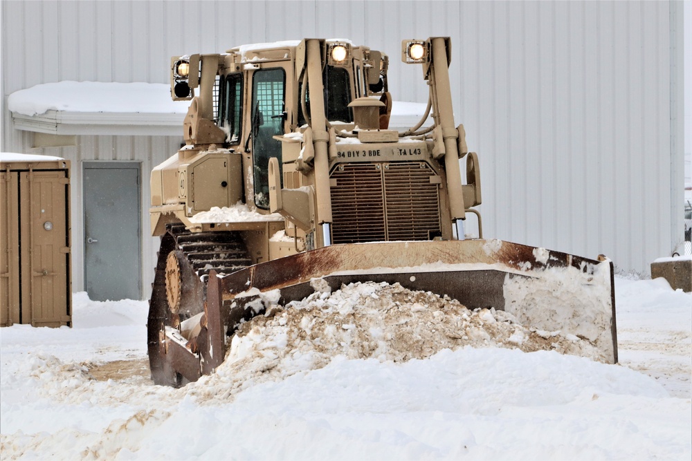 Fort McCoy RTS-Maintenance clears snow in a big way