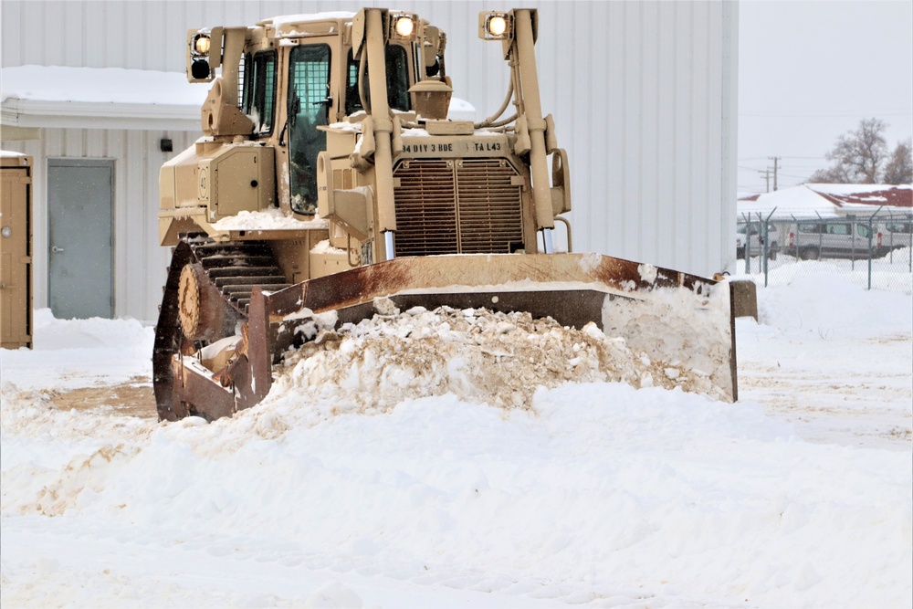 Fort McCoy RTS-Maintenance clears snow in a big way