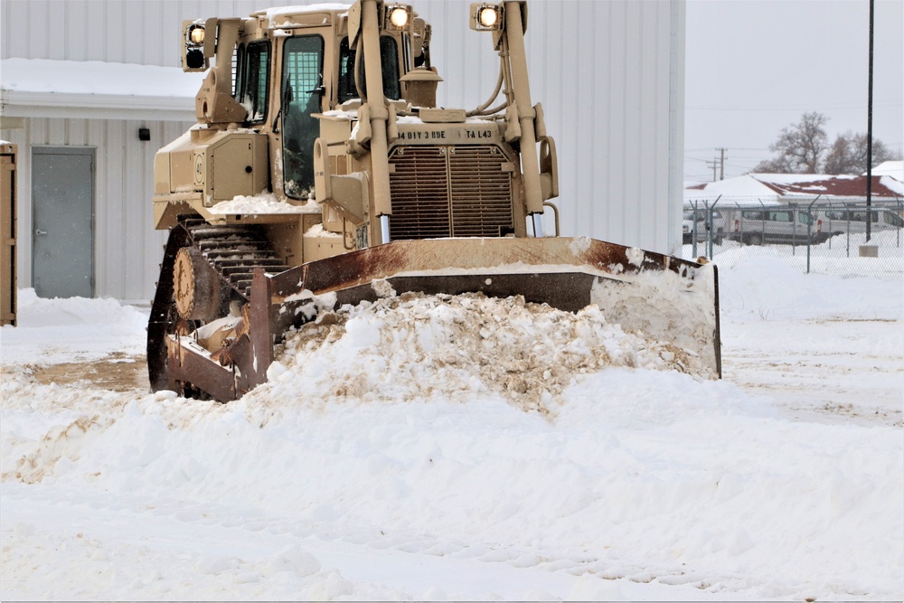 Fort McCoy RTS-Maintenance clears snow in a big way