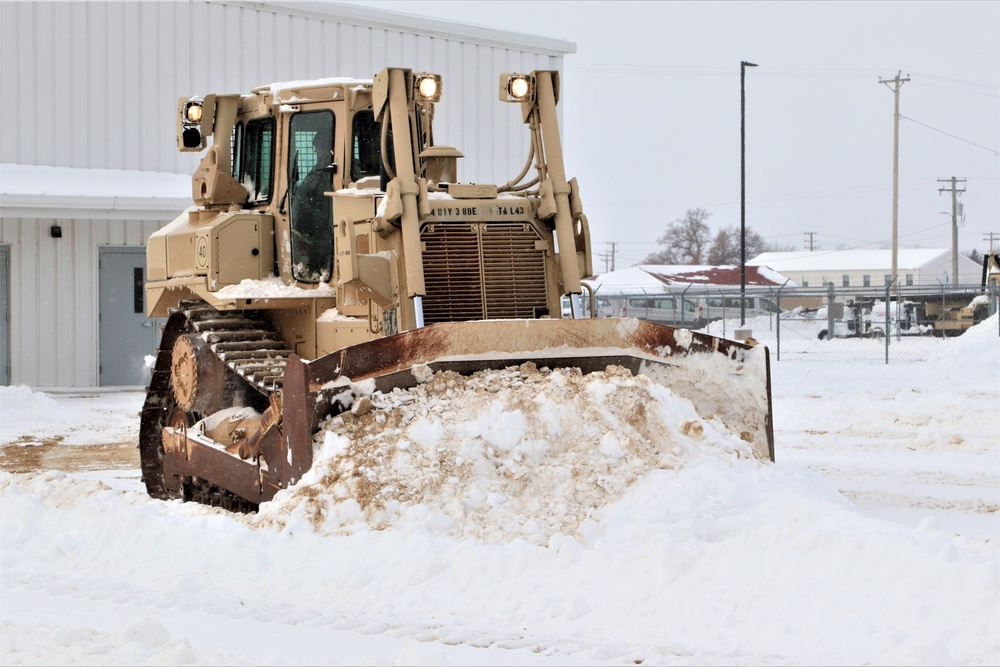 Fort McCoy RTS-Maintenance clears snow in a big way