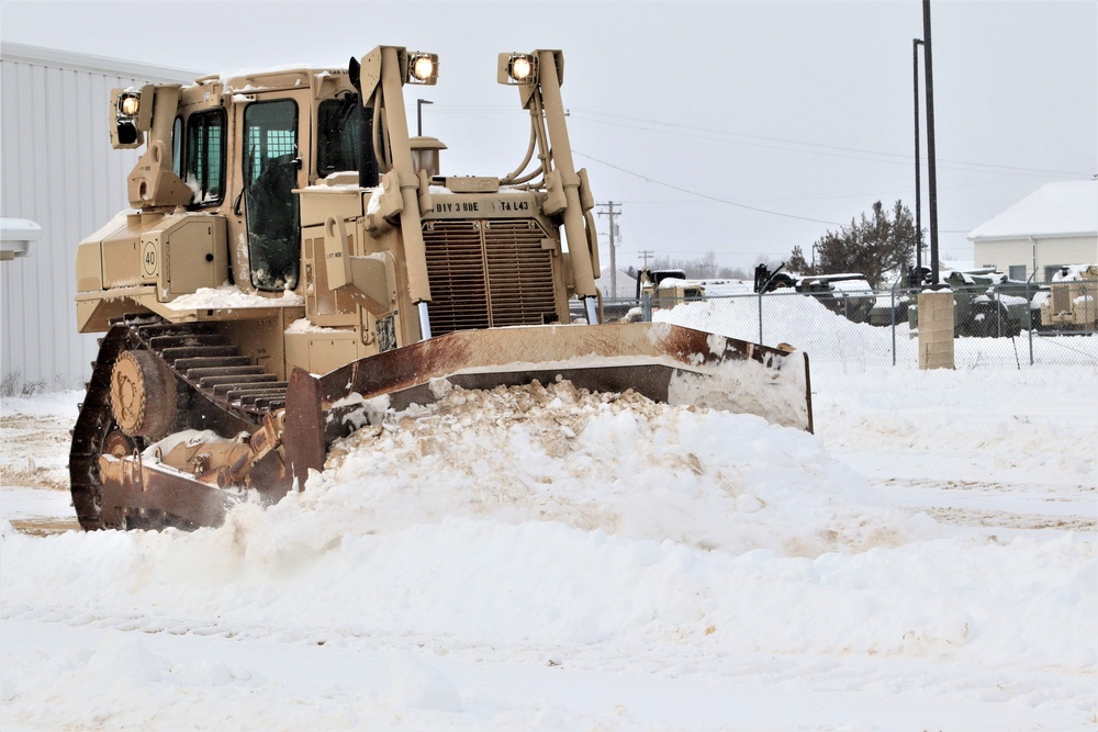 Fort McCoy RTS-Maintenance clears snow in a big way