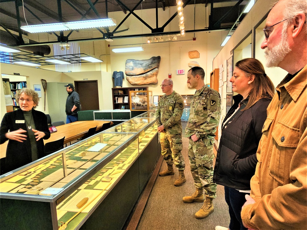 Fort McCoy leaders visit Mississippi Valley Archaeology Center; learn about curation of Fort McCoy artifacts