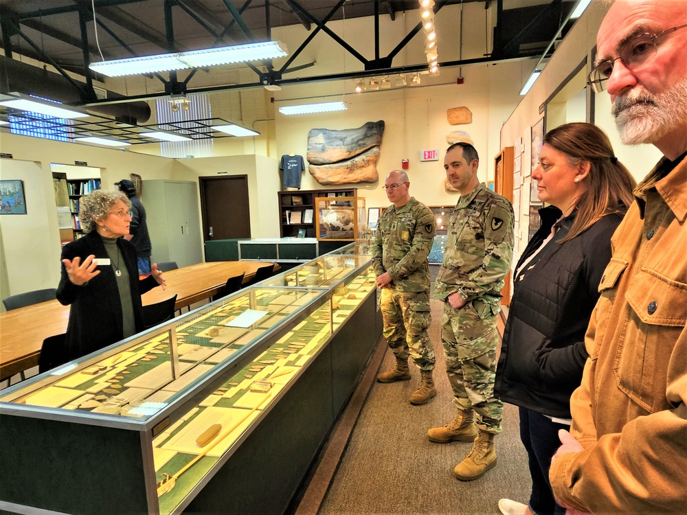 Fort McCoy leaders visit Mississippi Valley Archaeology Center; learn about curation of Fort McCoy artifacts