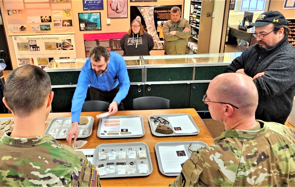 Fort McCoy leaders visit Mississippi Valley Archaeology Center; learn about curation of Fort McCoy artifacts