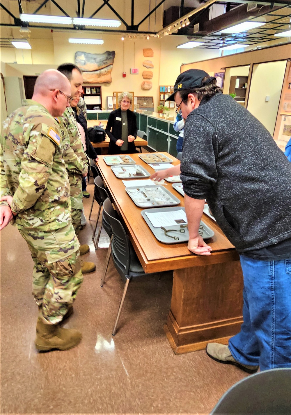 Fort McCoy leaders visit Mississippi Valley Archaeology Center; learn about curation of Fort McCoy artifacts