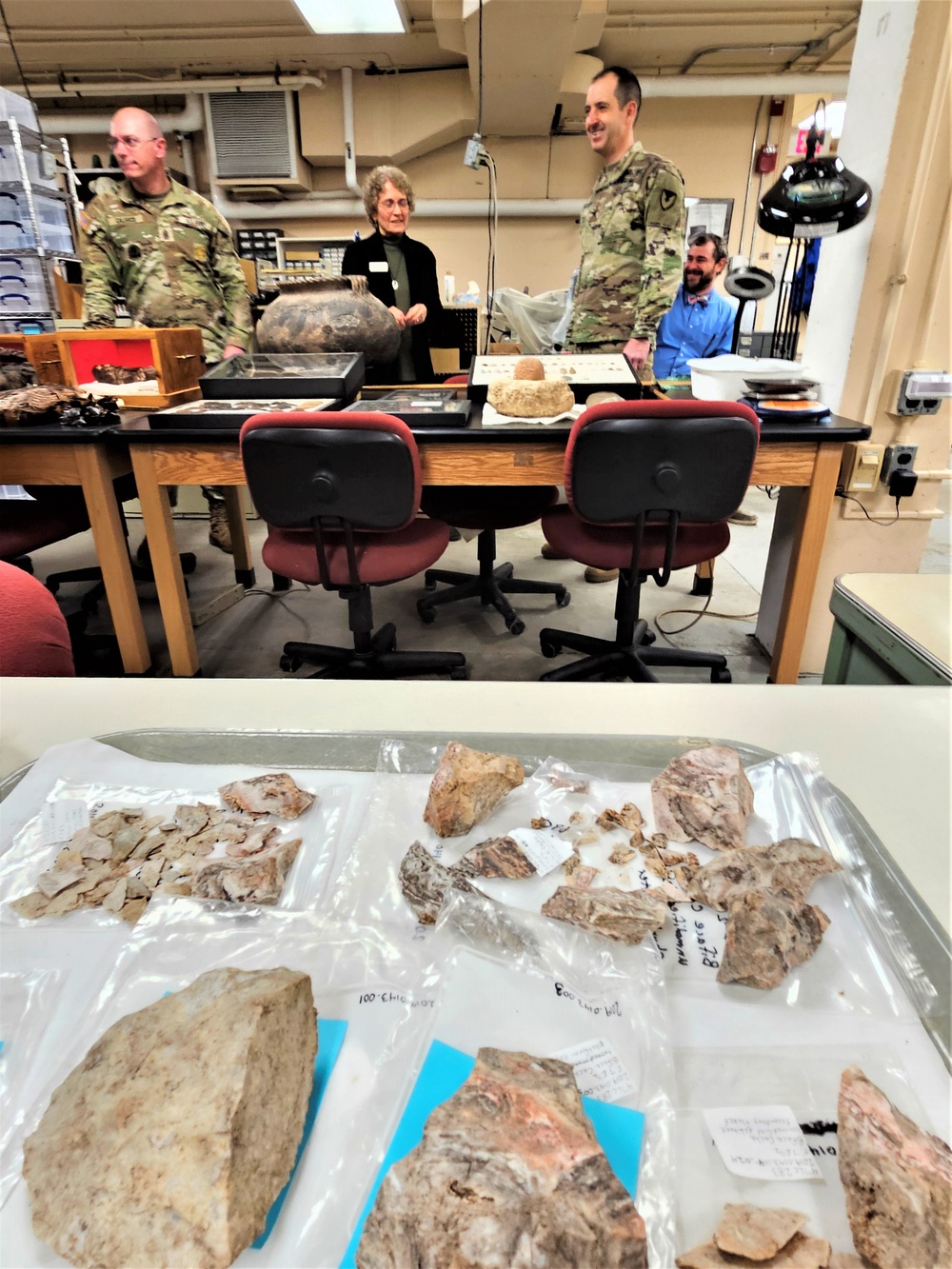 Fort McCoy leaders visit Mississippi Valley Archaeology Center; learn about curation of Fort McCoy artifacts