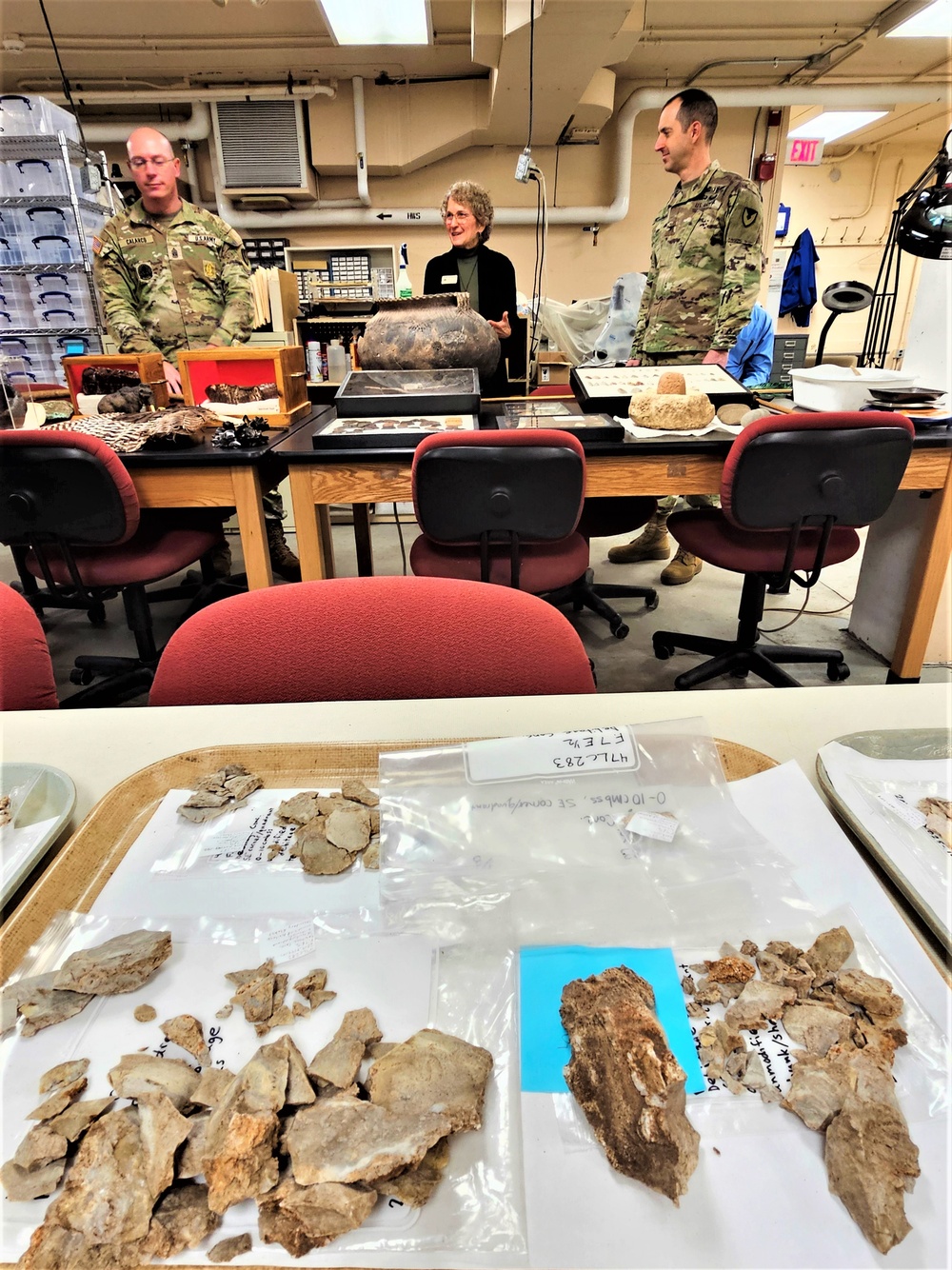 Fort McCoy leaders visit Mississippi Valley Archaeology Center; learn about curation of Fort McCoy artifacts