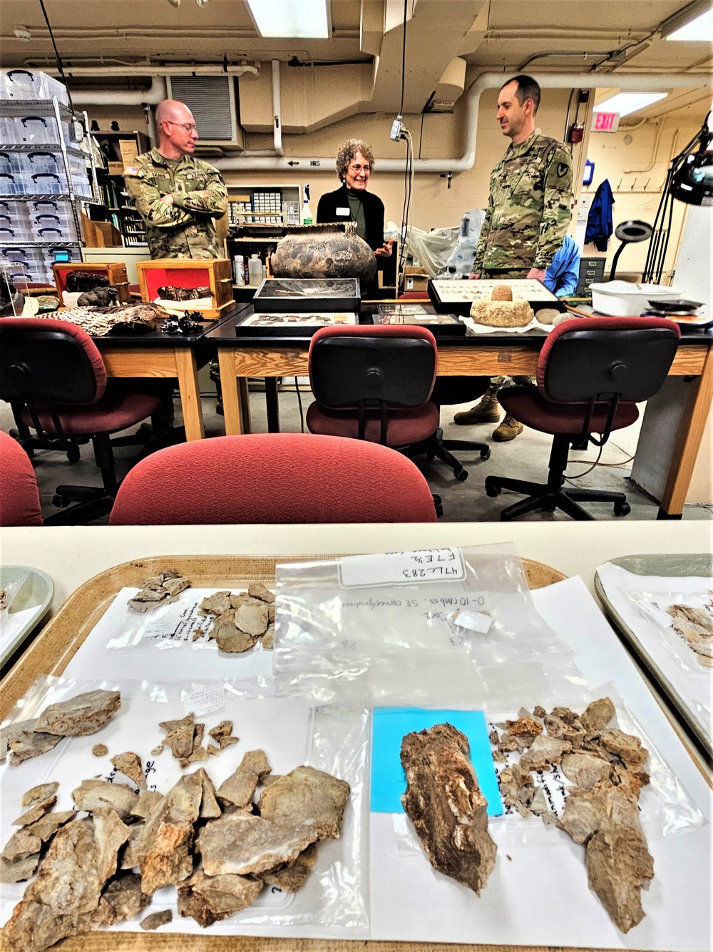 Fort McCoy leaders visit Mississippi Valley Archaeology Center; learn about curation of Fort McCoy artifacts