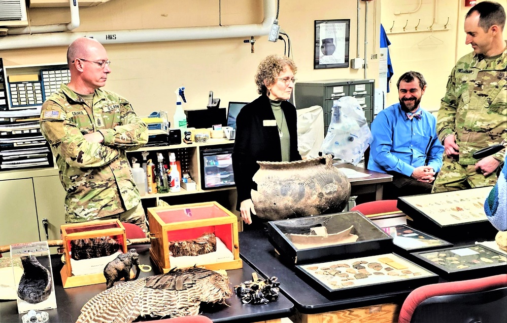 Fort McCoy leaders visit Mississippi Valley Archaeology Center; learn about curation of Fort McCoy artifacts