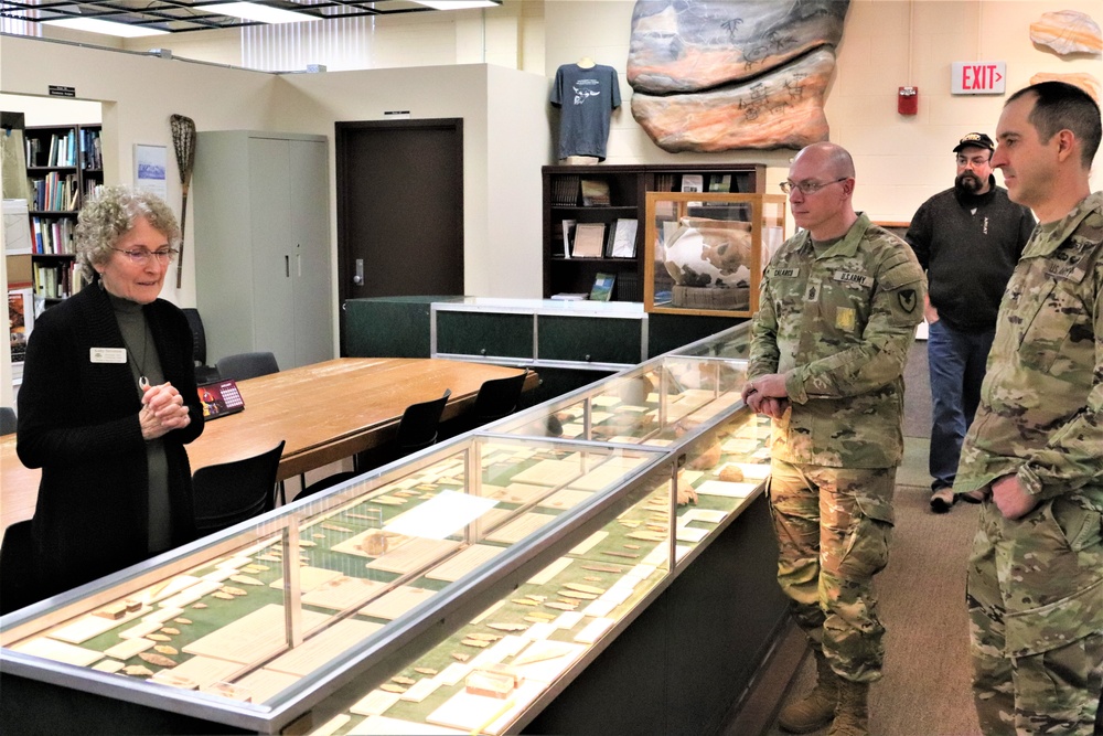 Fort McCoy leaders visit Mississippi Valley Archaeology Center; learn about curation of Fort McCoy artifacts