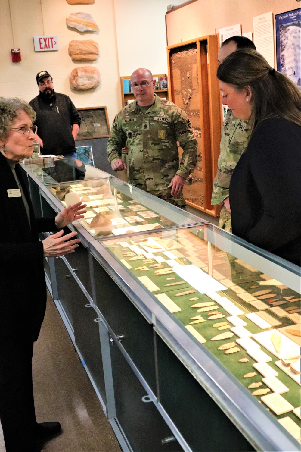 Fort McCoy leaders visit Mississippi Valley Archaeology Center; learn about curation of Fort McCoy artifacts