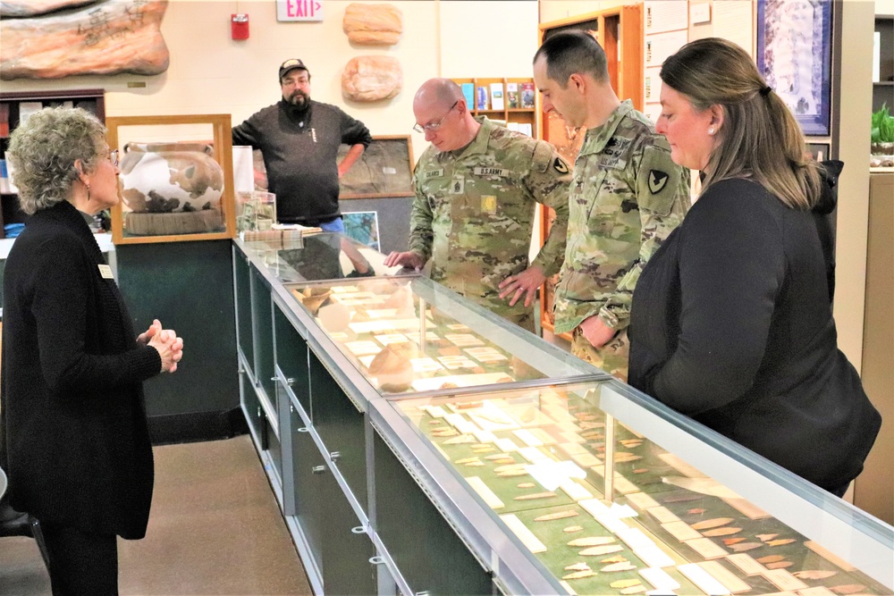 Fort McCoy leaders visit Mississippi Valley Archaeology Center; learn about curation of Fort McCoy artifacts