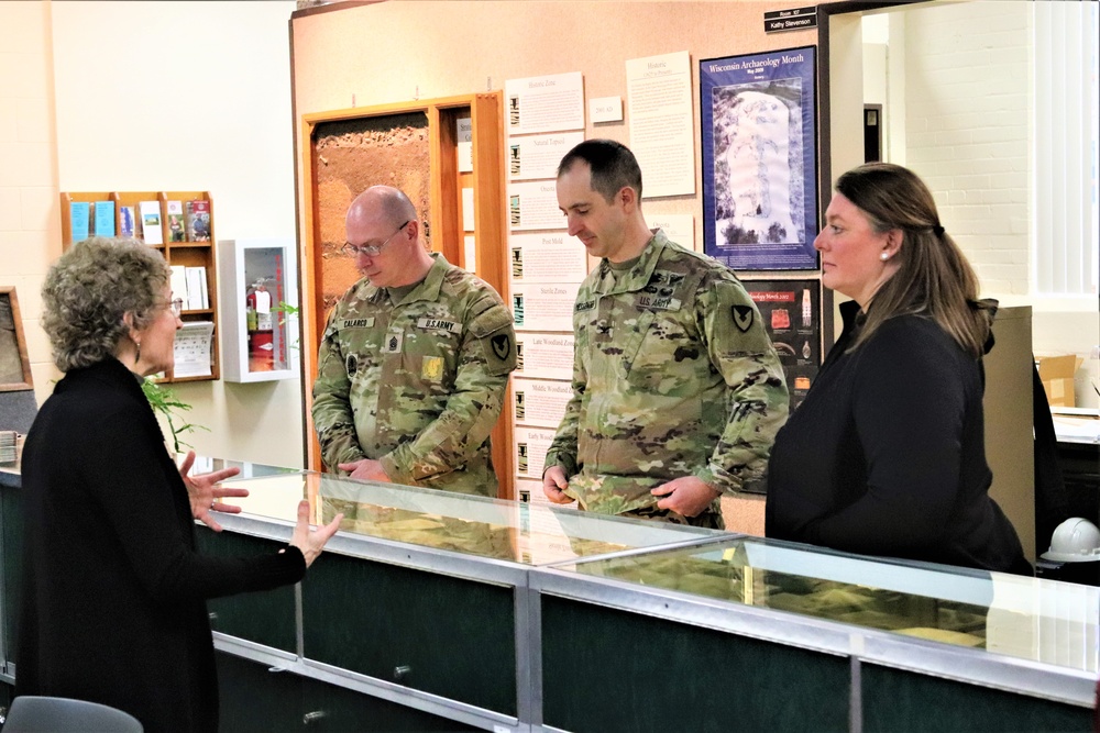 Fort McCoy leaders visit Mississippi Valley Archaeology Center; learn about curation of Fort McCoy artifacts