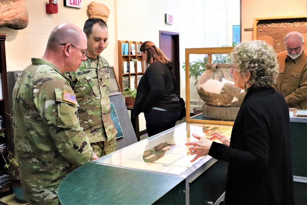 Fort McCoy leaders visit Mississippi Valley Archaeology Center; learn about curation of Fort McCoy artifacts