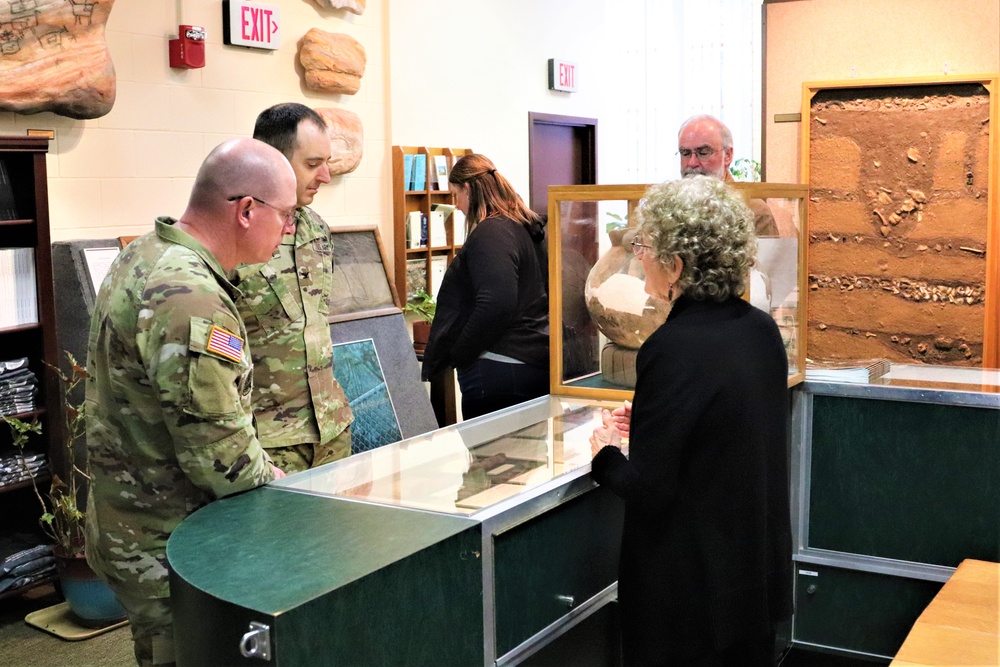 Fort McCoy leaders visit Mississippi Valley Archaeology Center; learn about curation of Fort McCoy artifacts