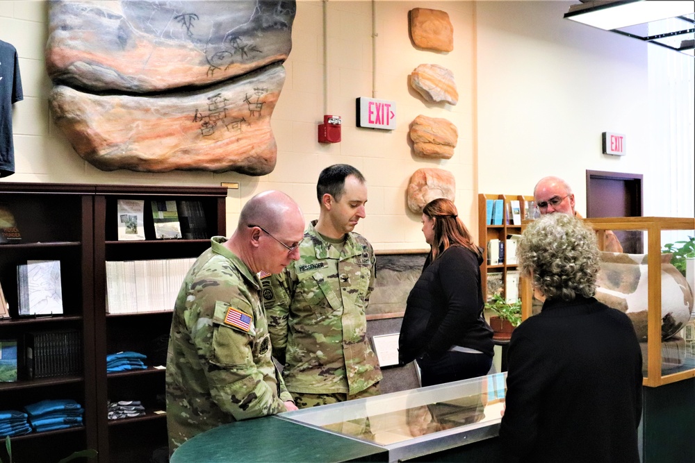 Fort McCoy leaders visit Mississippi Valley Archaeology Center; learn about curation of Fort McCoy artifacts