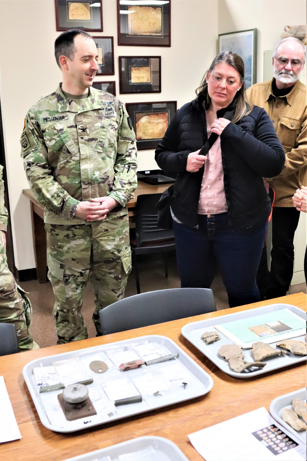 Fort McCoy leaders visit Mississippi Valley Archaeology Center; learn about curation of Fort McCoy artifacts