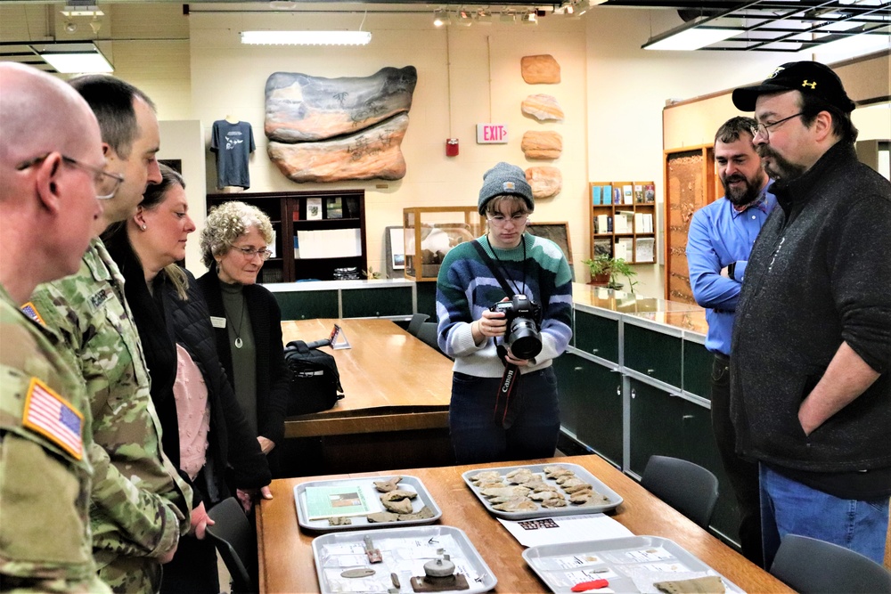 Fort McCoy leaders visit Mississippi Valley Archaeology Center; learn about curation of Fort McCoy artifacts