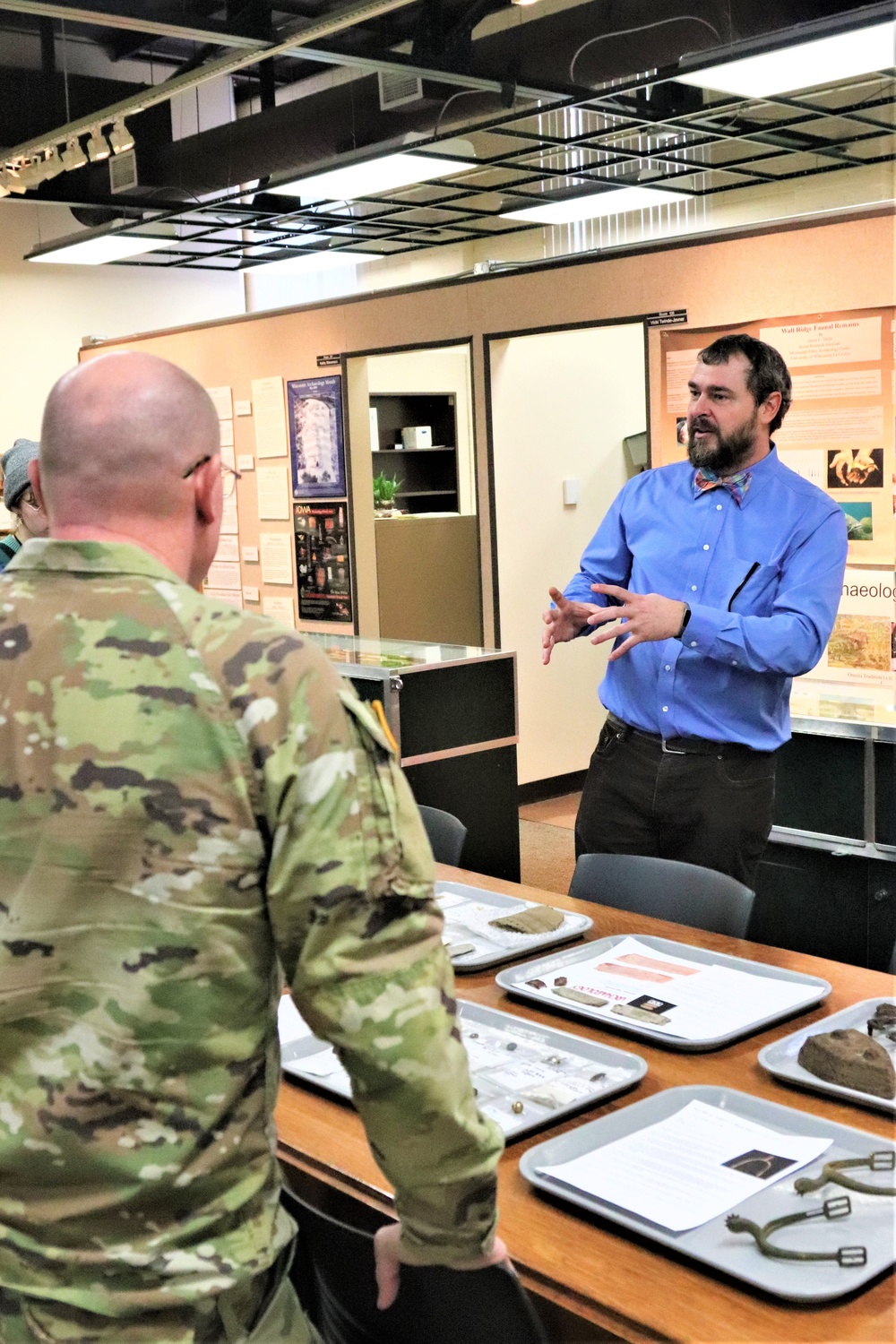 Fort McCoy leaders visit Mississippi Valley Archaeology Center; learn about curation of Fort McCoy artifacts